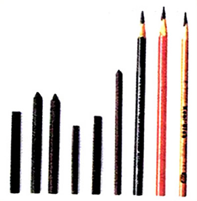 Lapices de Dibujo y Carboncillo