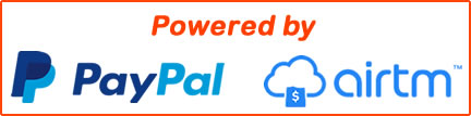 powered por paypal y airtm